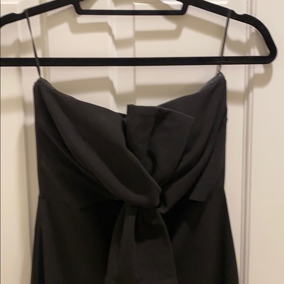 Forever 21 Ricarica Strapless Bow-Front Black Gown - Picture 5 of 11